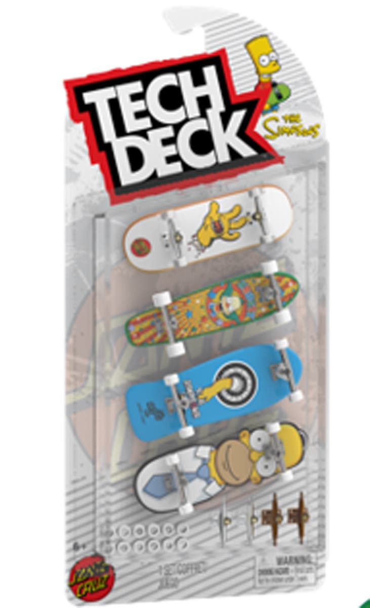 Tech Deck Skate 4 Pack Multipack - Simpsons