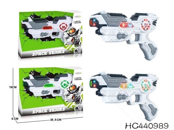 Hi-Tech, hvit med lyd og lys