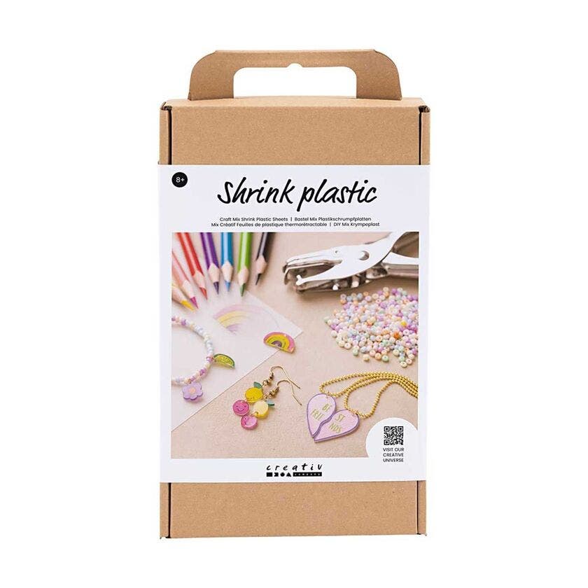 Diy Mix Krympeplastark, Smykker, 1 Pakke.