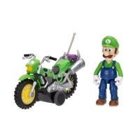 Super Mario Movie Luigi med motorsykkel 2,5 tomme