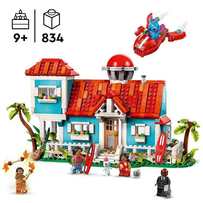 LEGO Disney Classic Disney™ 43268, Lilo og Stitch strandhus