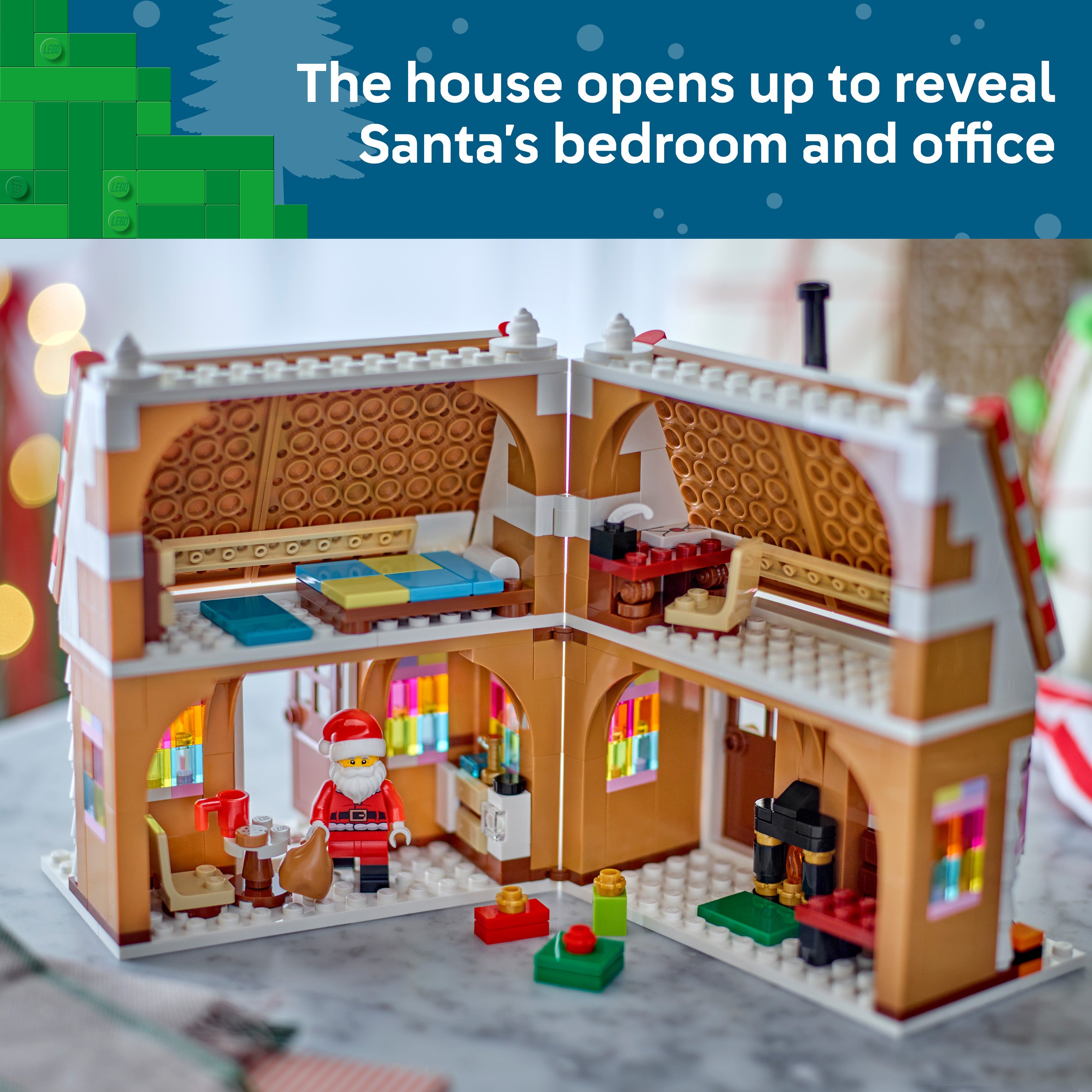 LEGO® Iconic Julepepperkakshus 40809