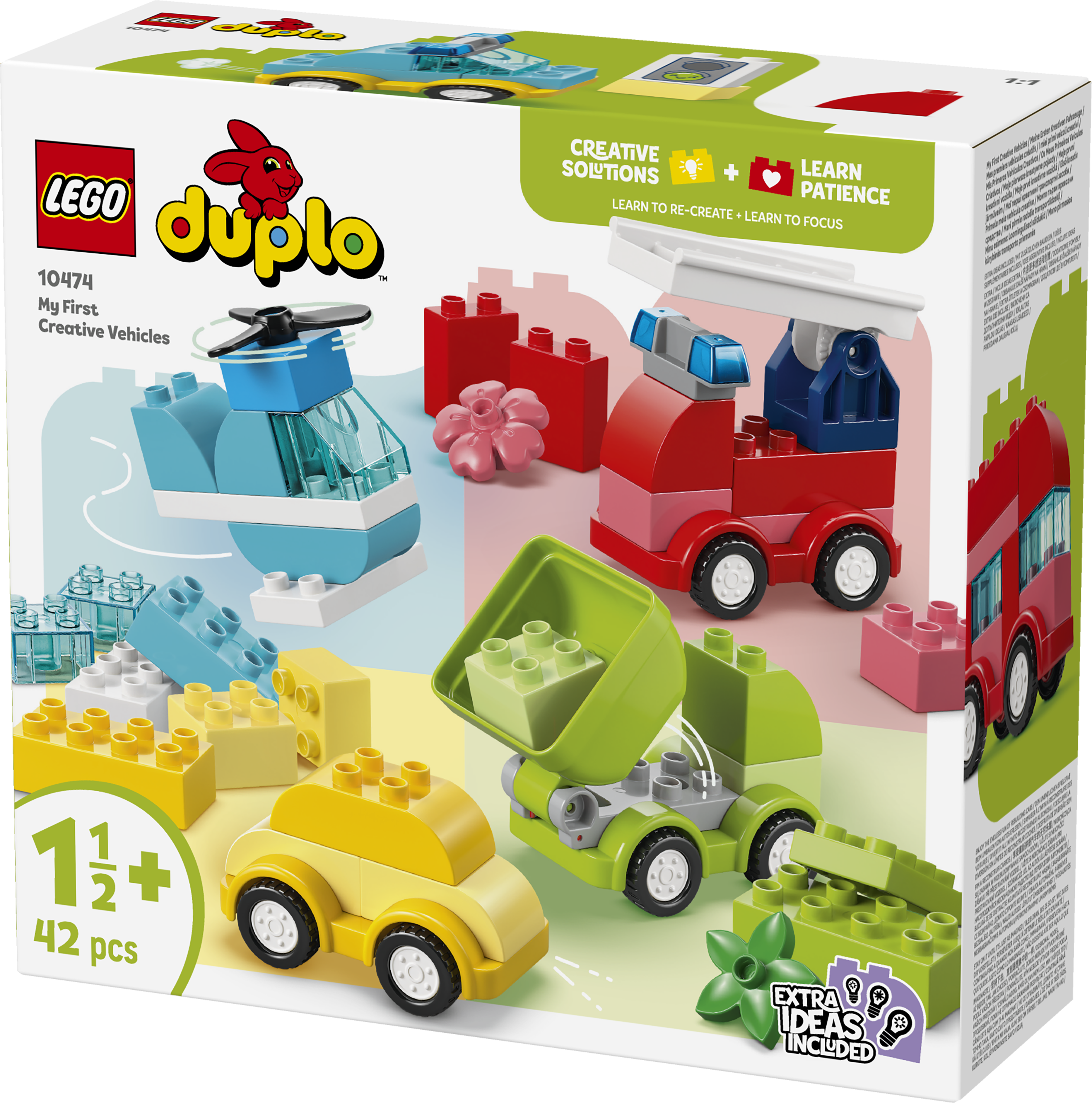 LEGO® DUPLO® Mine første kreative kjøretøy, leke 10474