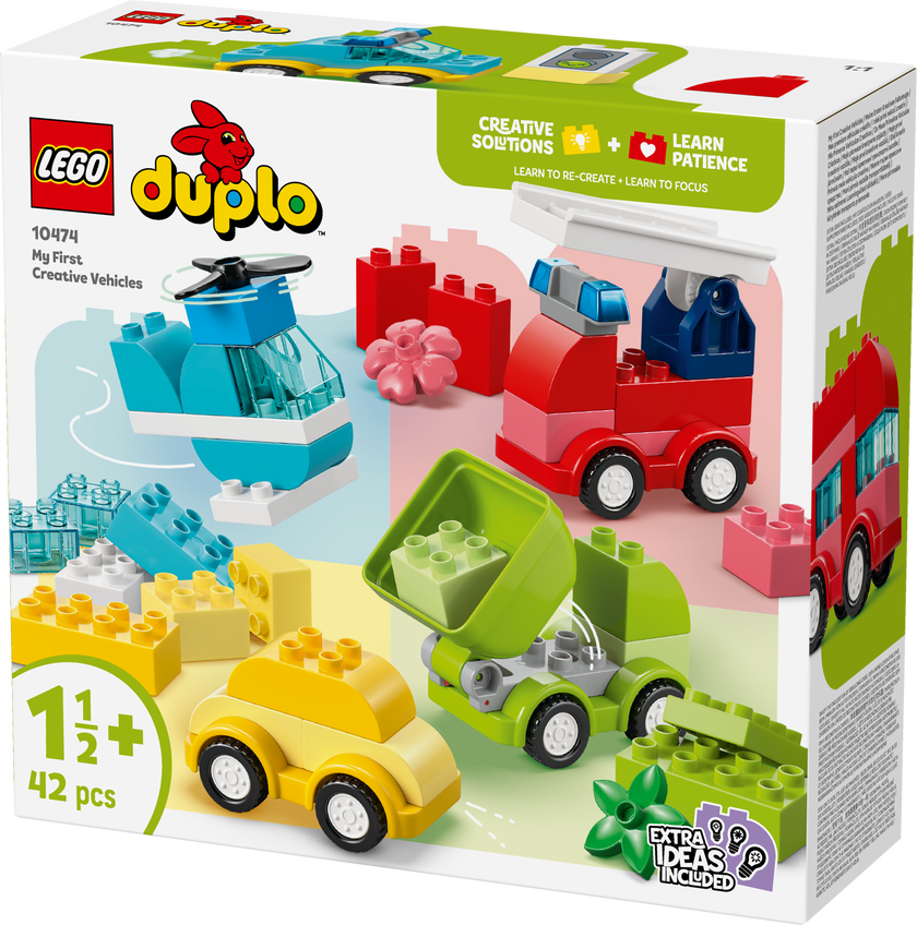 LEGO® DUPLO® Mine første kreative kjøretøy, leke 10474