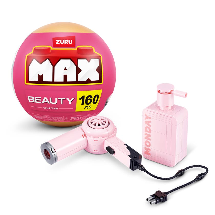 MAX Build More Beauty – Føner & Sjampo fra ZURU, 8+