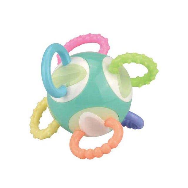 KID, Bitring Molar grovmasket lysblå/rosa/grønn/gul/oransje