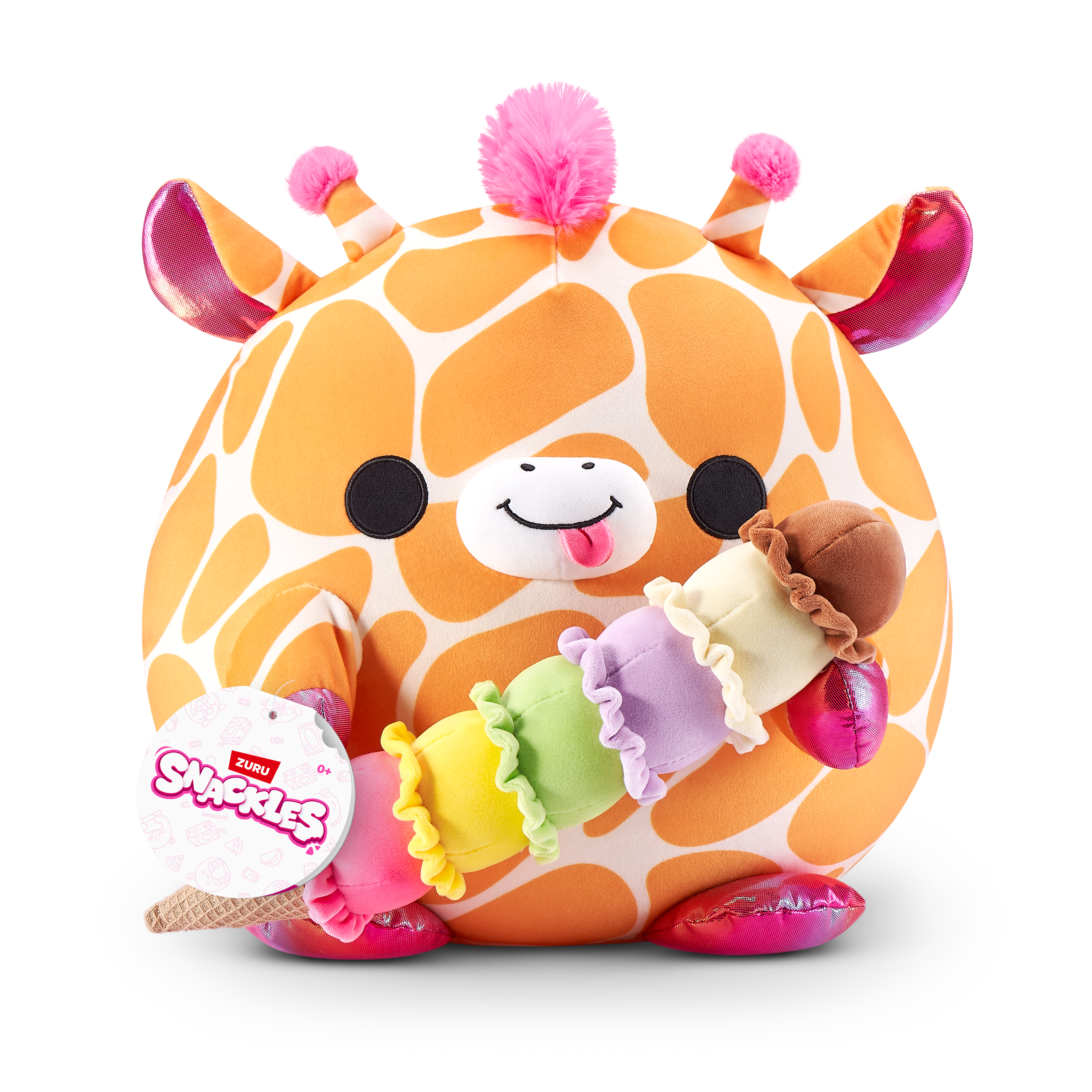 Snackles S1 Core Non Licensed Plush 14"; 16PCS/Dump Bin PDQ