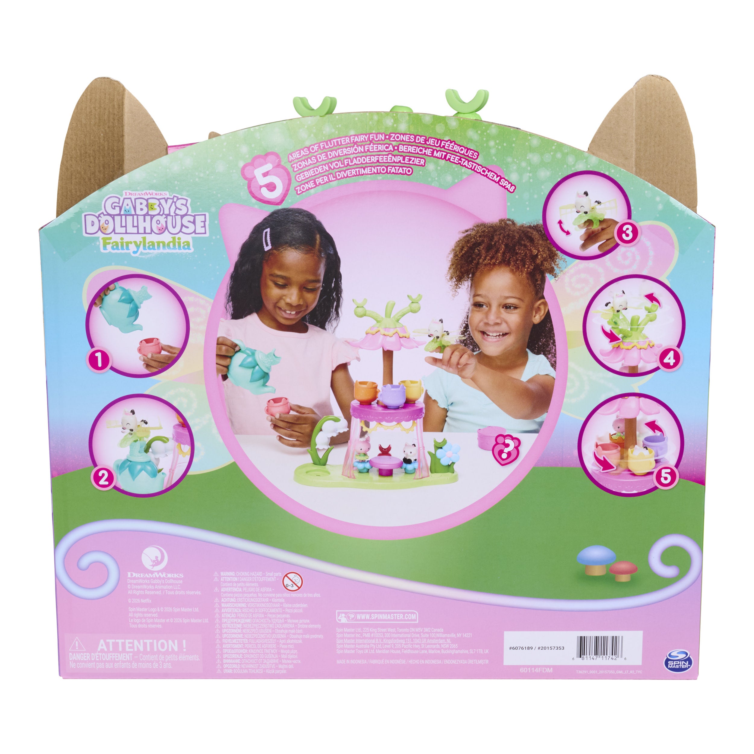 Gabby's Dollhouse Fairylandia Te-party Set 