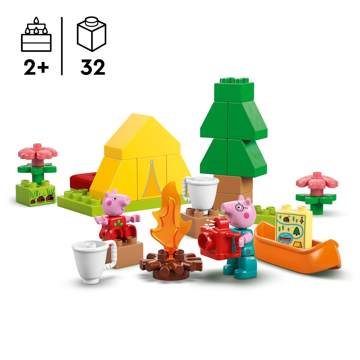 LEGO DUPLO Peppa Pig 10452, Campingtur