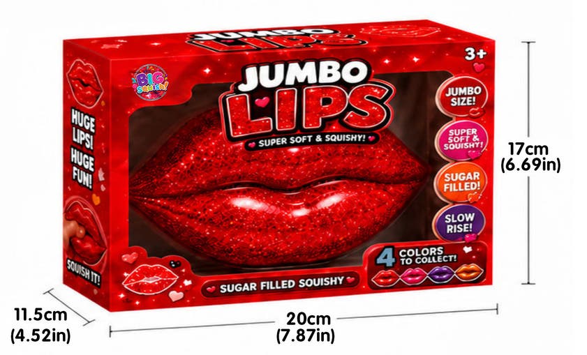 Big Squish Jumbo Lips Squish