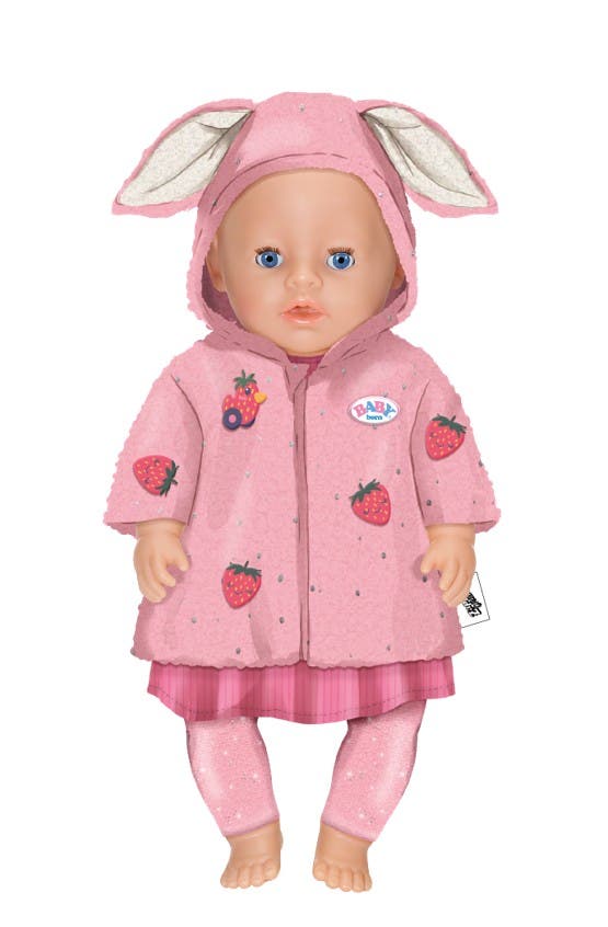 BABY born Coat Set with Dress 43cm