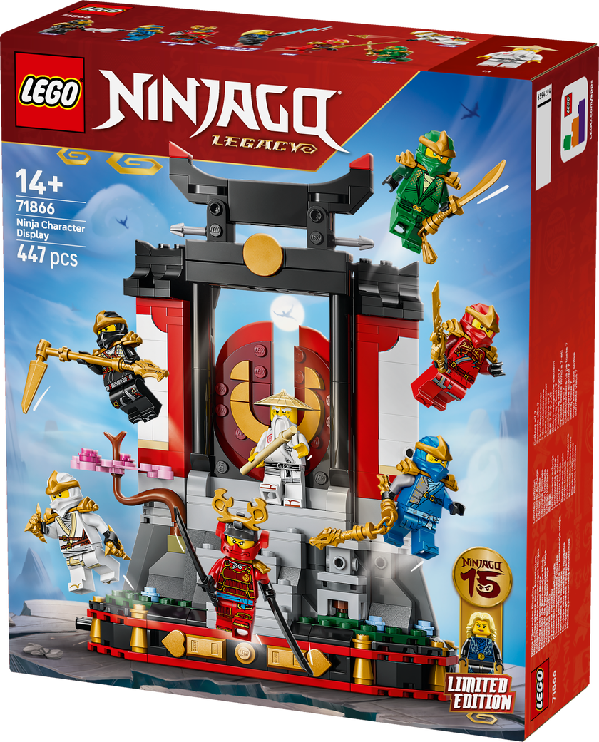 15-årsjubileumssett med ninja-figurer