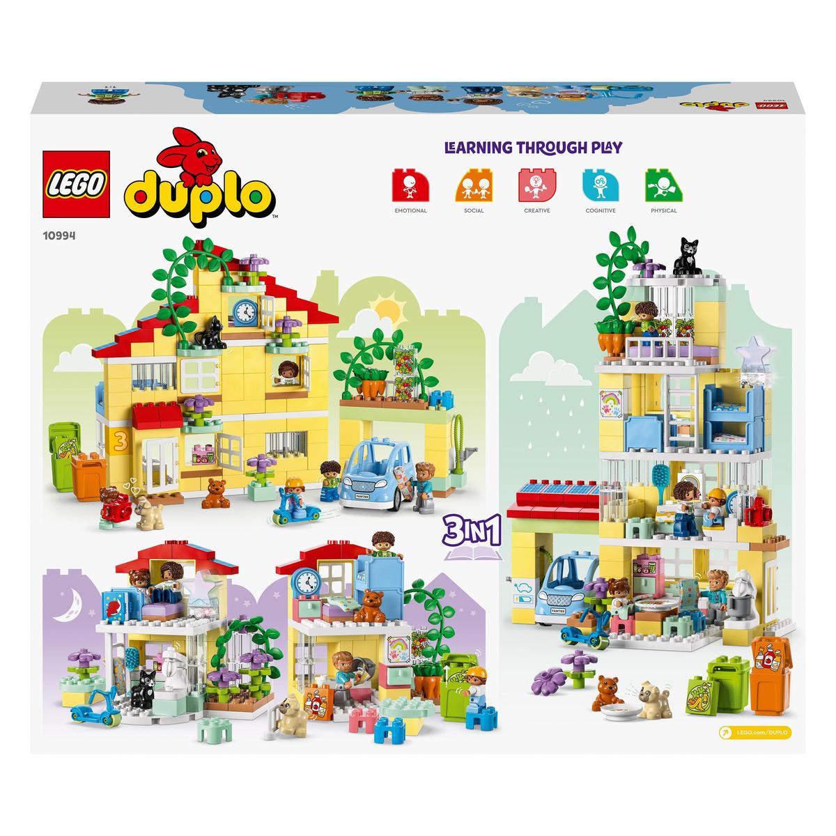 LEGO DUPLO 10994, 3i1 Familiehus