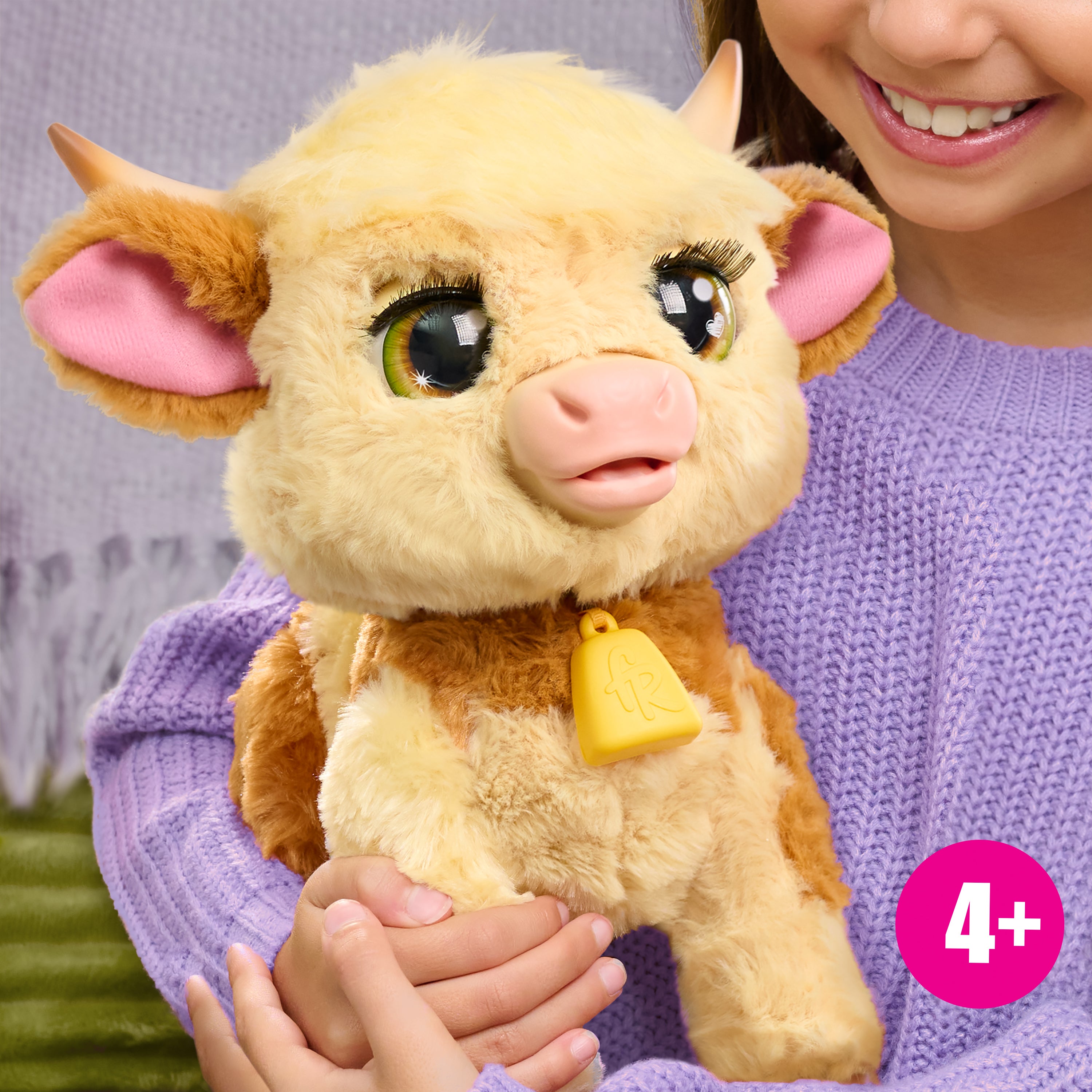 FurReal Maggie The Feed & Follow Cow