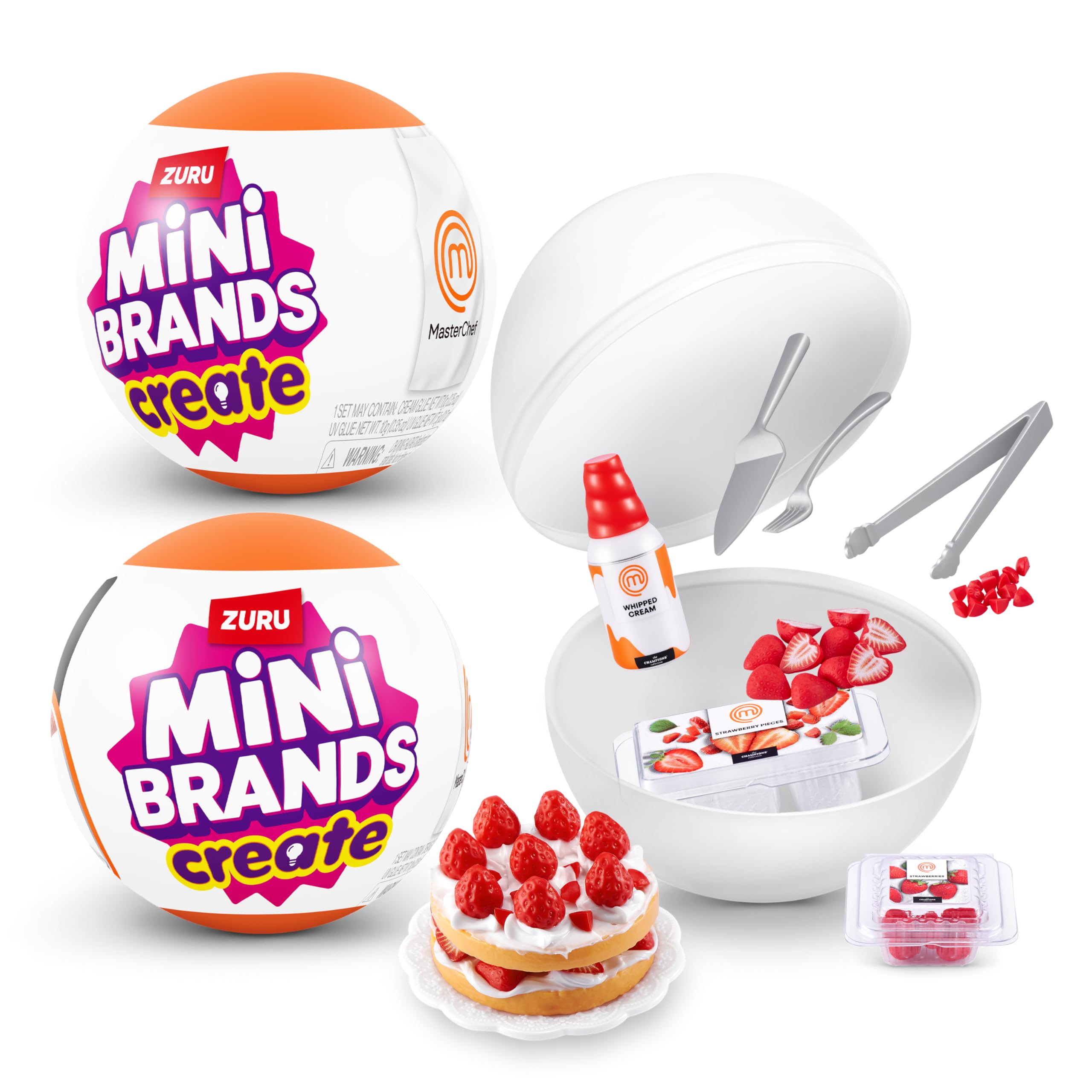 Mini Brands -  Masterchef S1, sidekick w/base W/O TV, 60 pcs