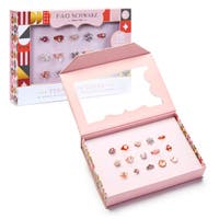 FAO Schwarz Glam Rings Set - 15 fargrike ringer