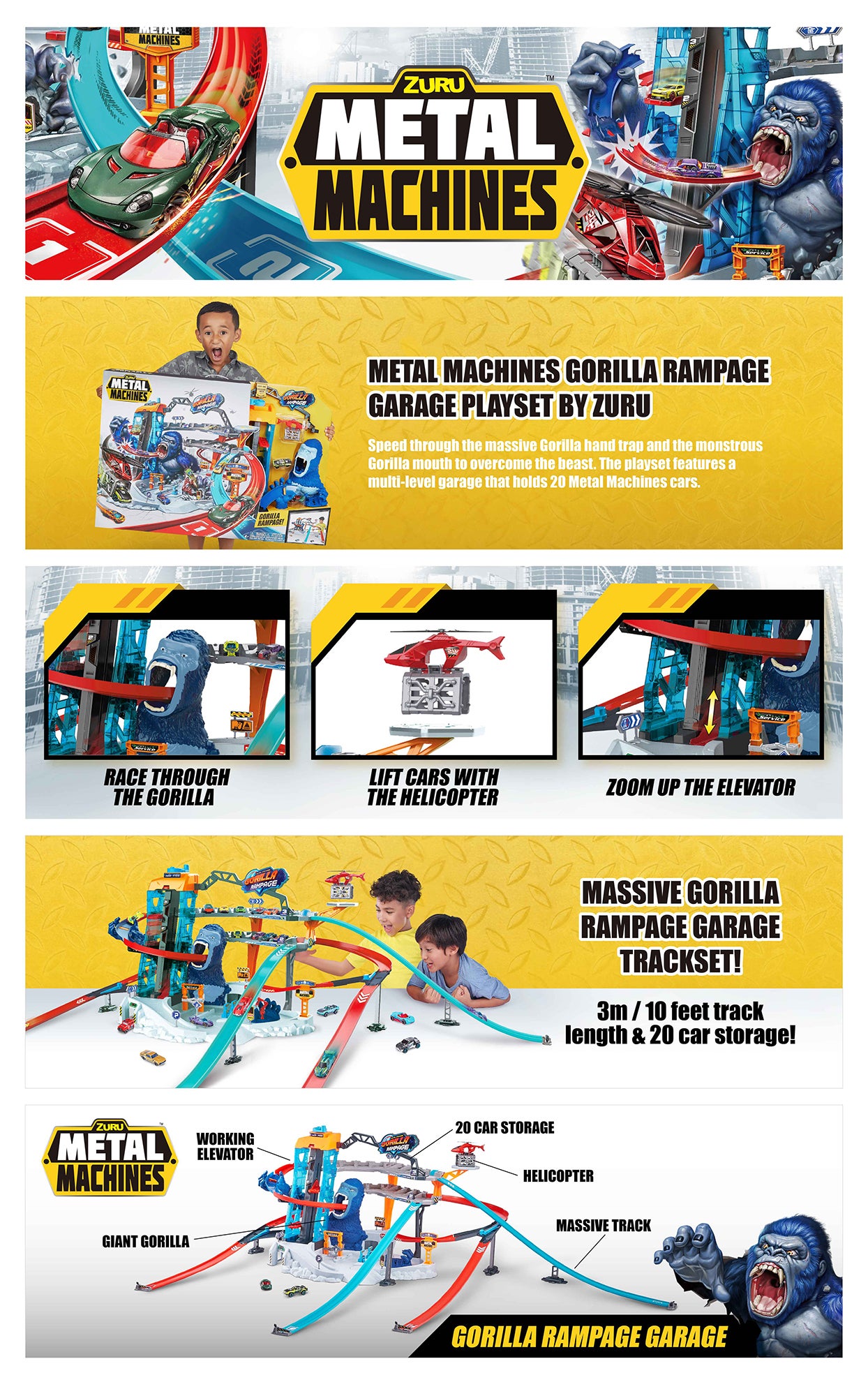 Metal Machines Gorilla Attack           