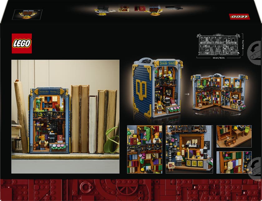 LEGO® Icons Bokhandel bokhylle 11379