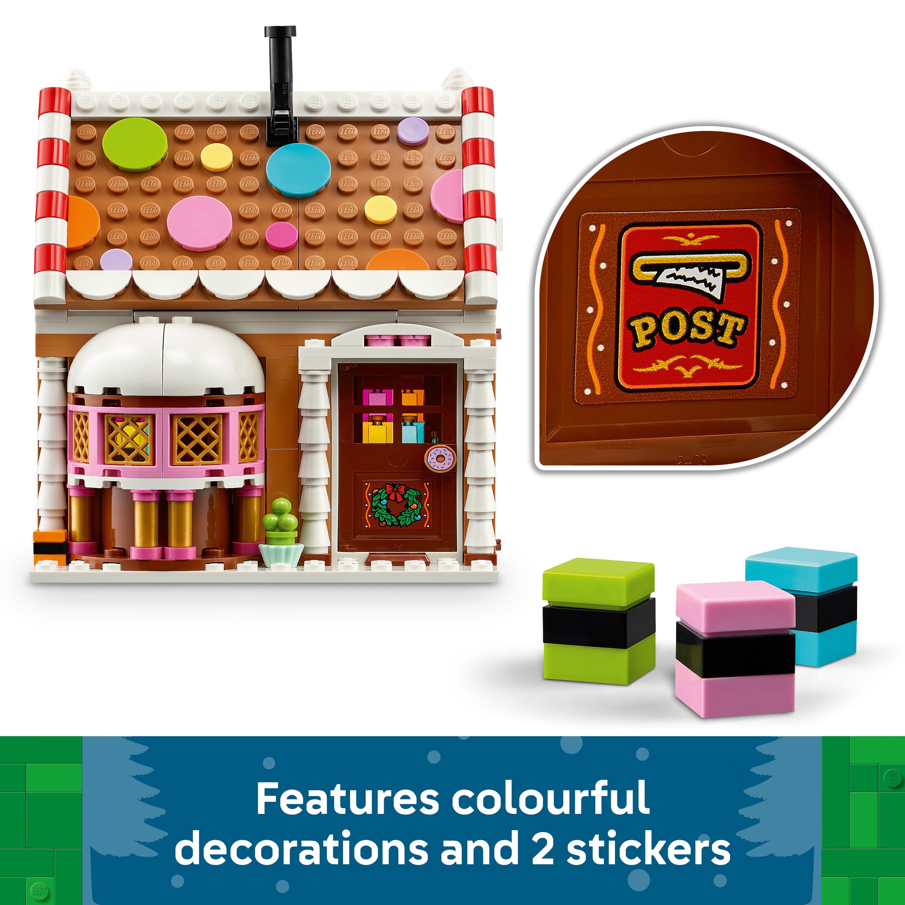 LEGO® Iconic Julepepperkakshus 40809
