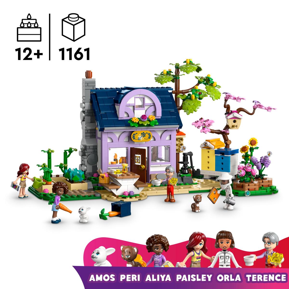 LEGO Friends 42669, Biehus og blomsterhage