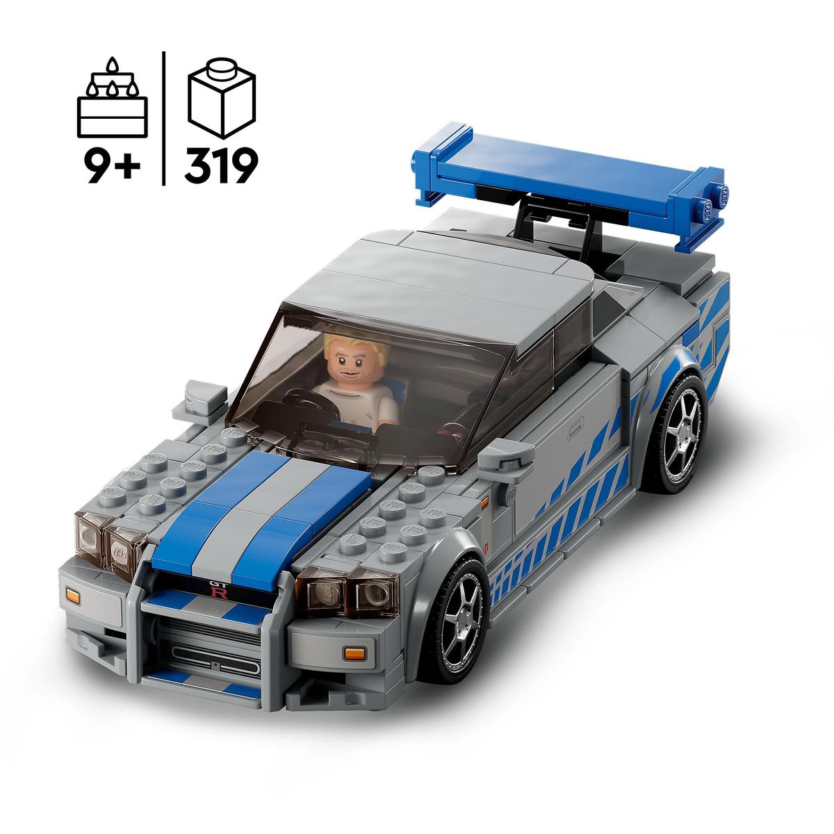 LEGO Speed Champions 76917, 2 Fast 2 Furious Nissan Skyline GT-R (R34)