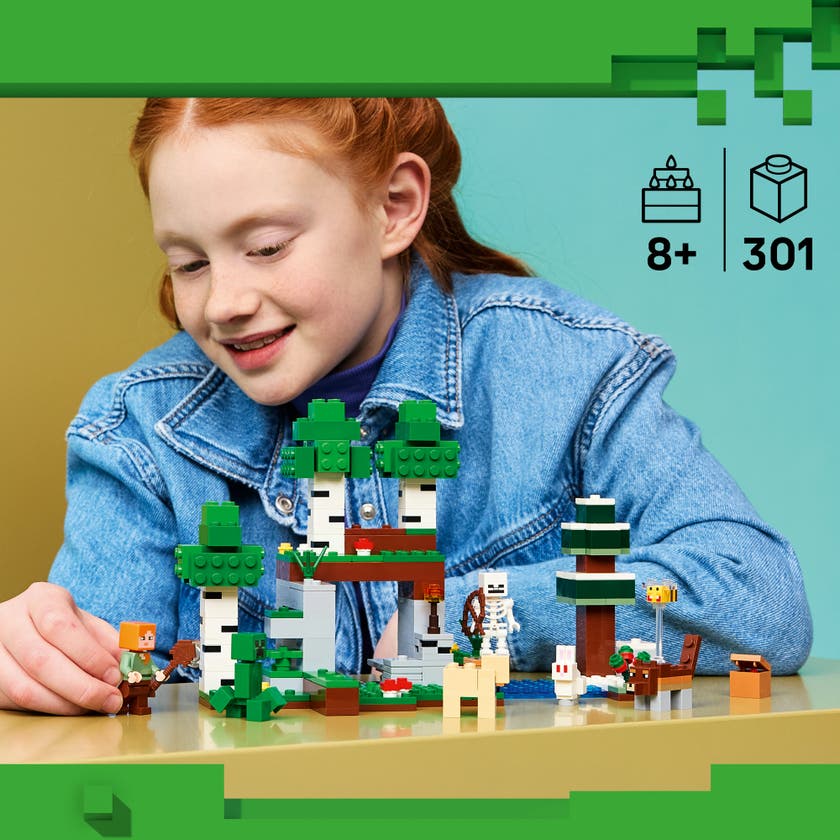 LEGO® Minecraft® Eventyr den første natten, byggeleke 21593