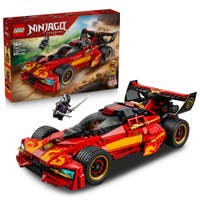 LEGO® NINJAGO® 15-årsjubileumsutgaven av Kais X-1 ninjabil. Byggesett med tre minifigurer 71867