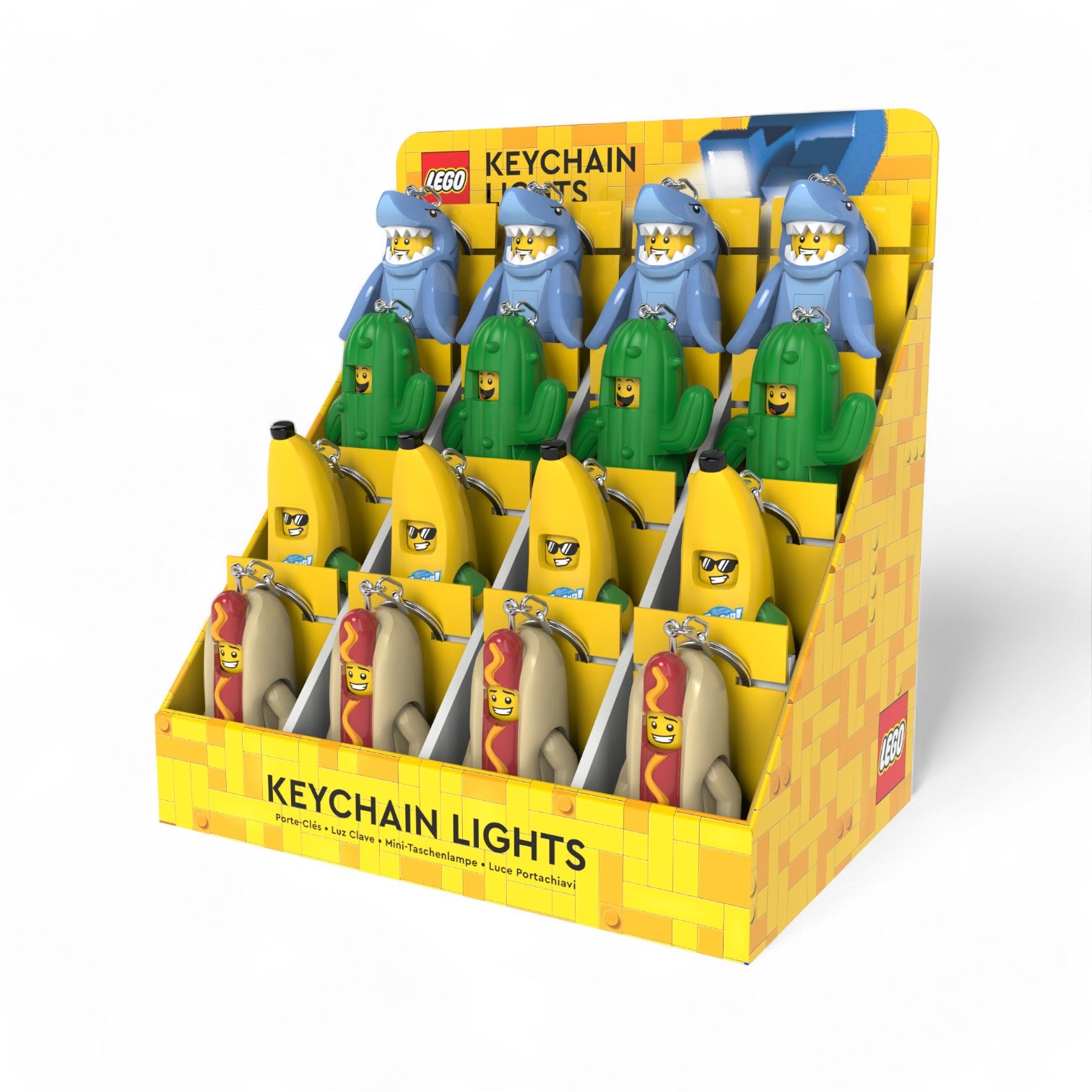 LEGO® Minifigurer Nøkkelring med lys