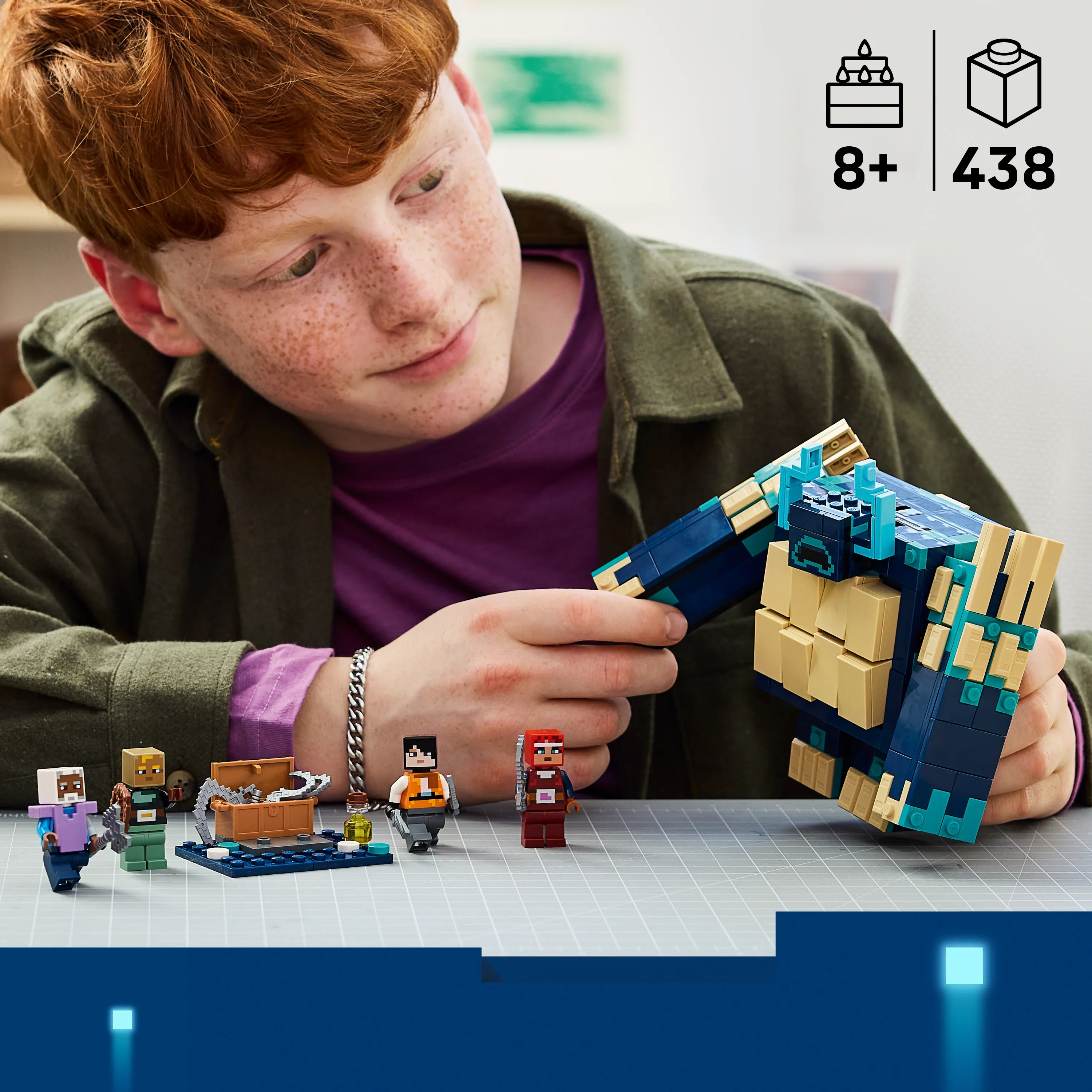 LEGO® Minecraft 21591, Kampen mot den forvrengte vokteren