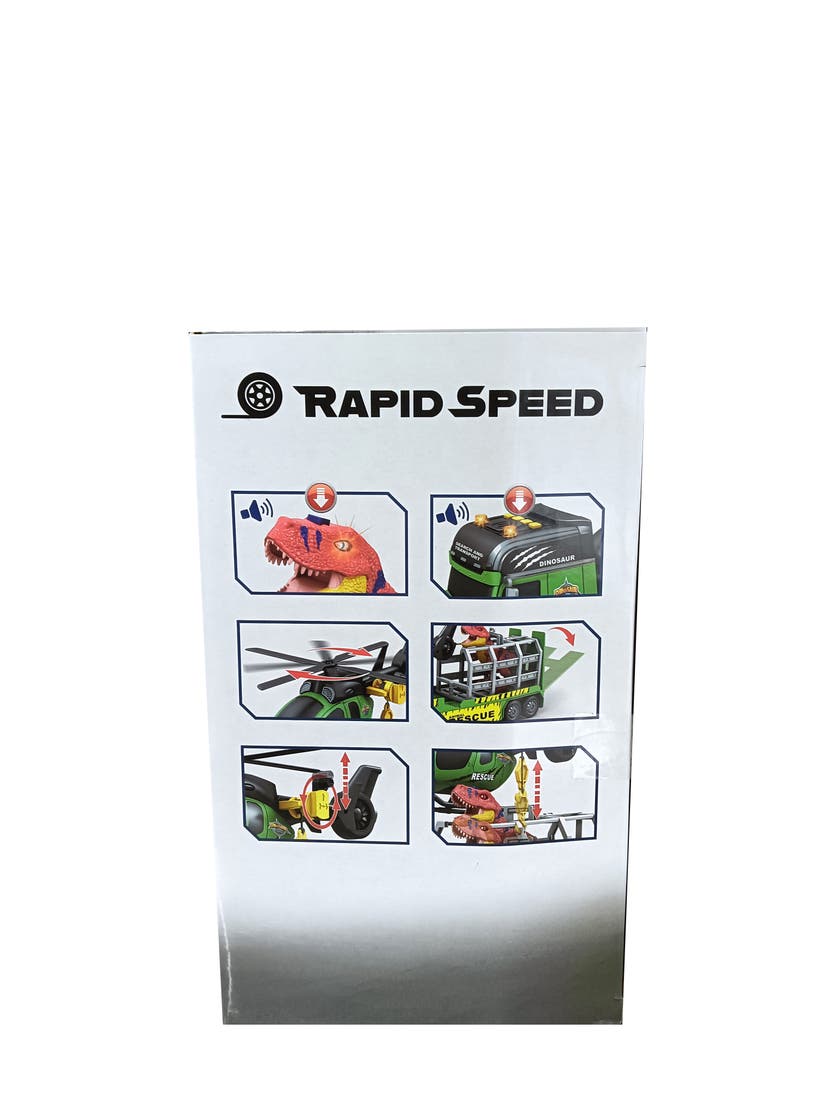Rapid Speed Dinosaur-lastbil med lys og lyd