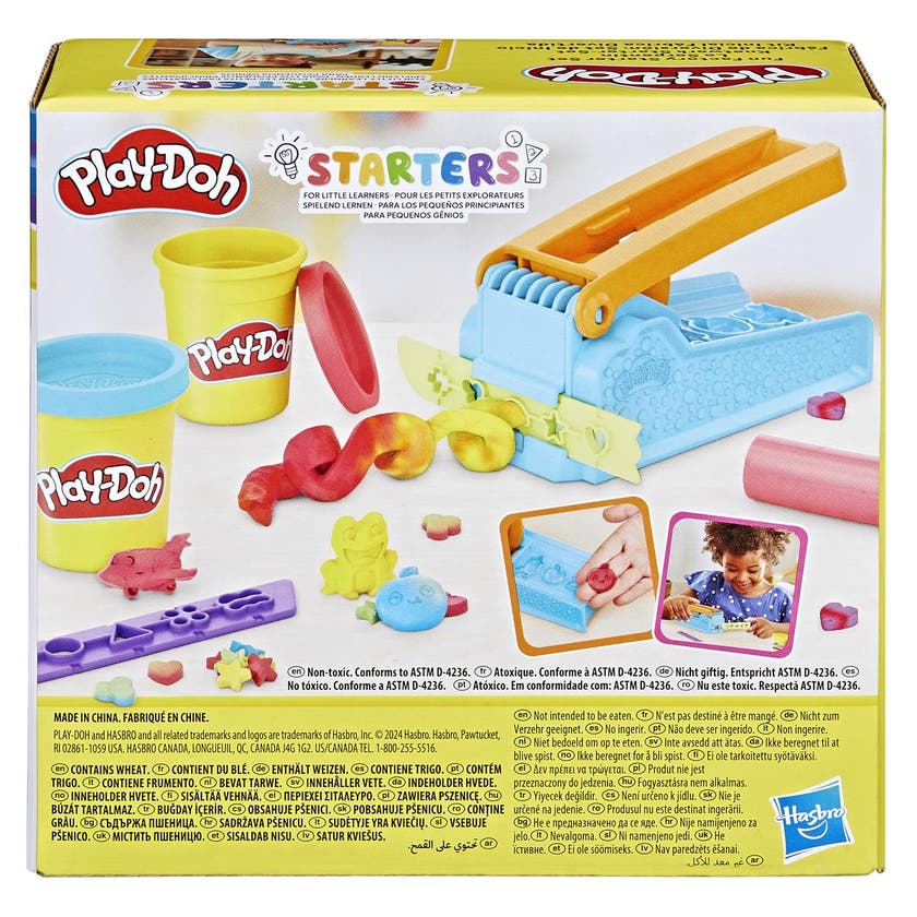 Play-Doh Fun Factory Starter Set med verktøy og 3 bokser leire