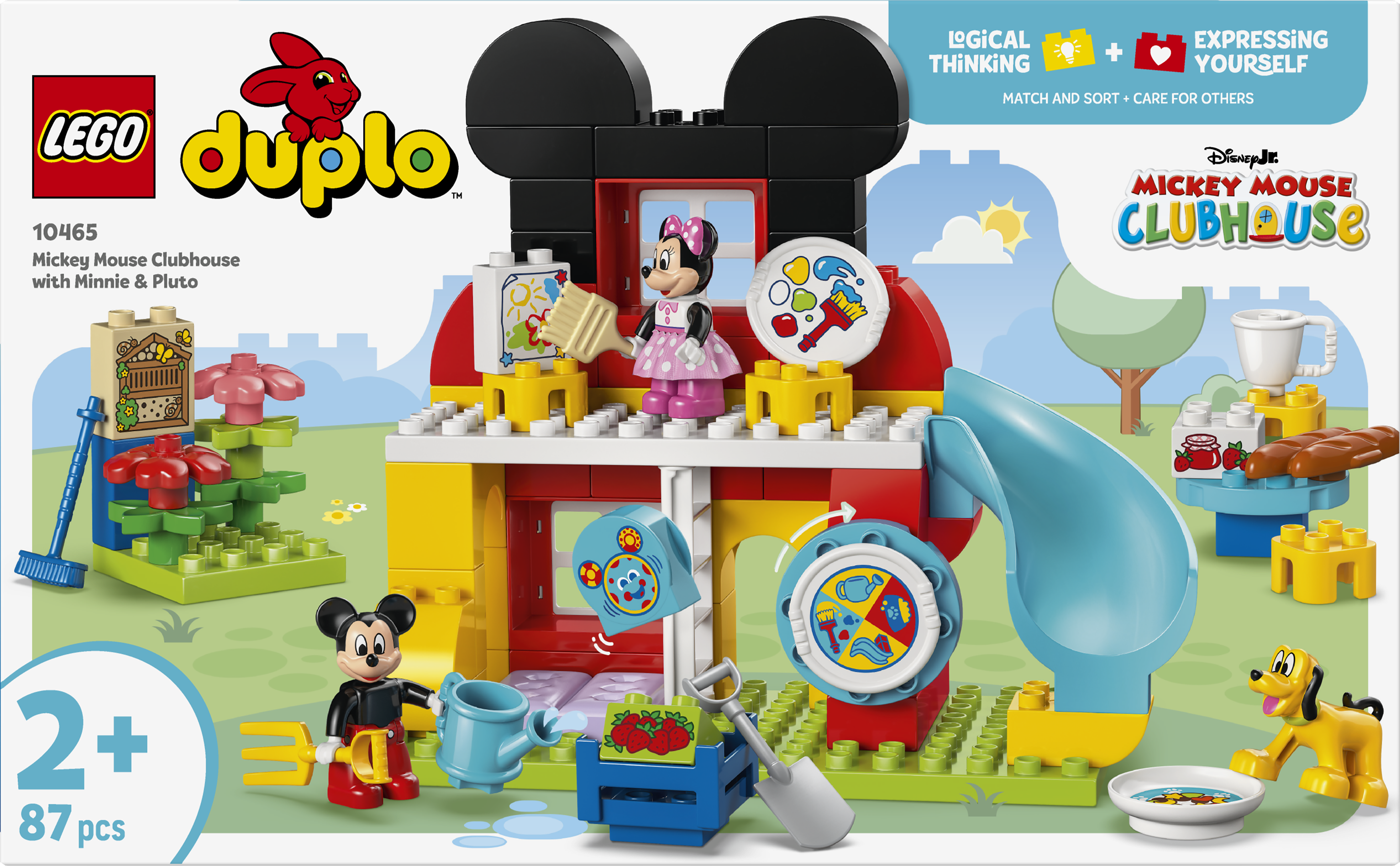 LEGO® DUPLO® │Disney Mikkes Klubbhus med Minni og Pluto, småbarnsleke 10465