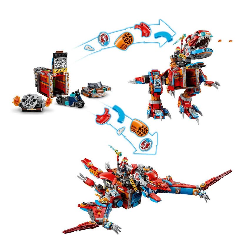 LEGO DREAMZzz 71484, Coopers robotdinosaur C-Rex