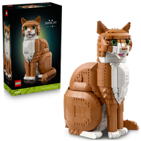 LEGO® Ideas Oransje katt, byggbar dyrefigur 21376
