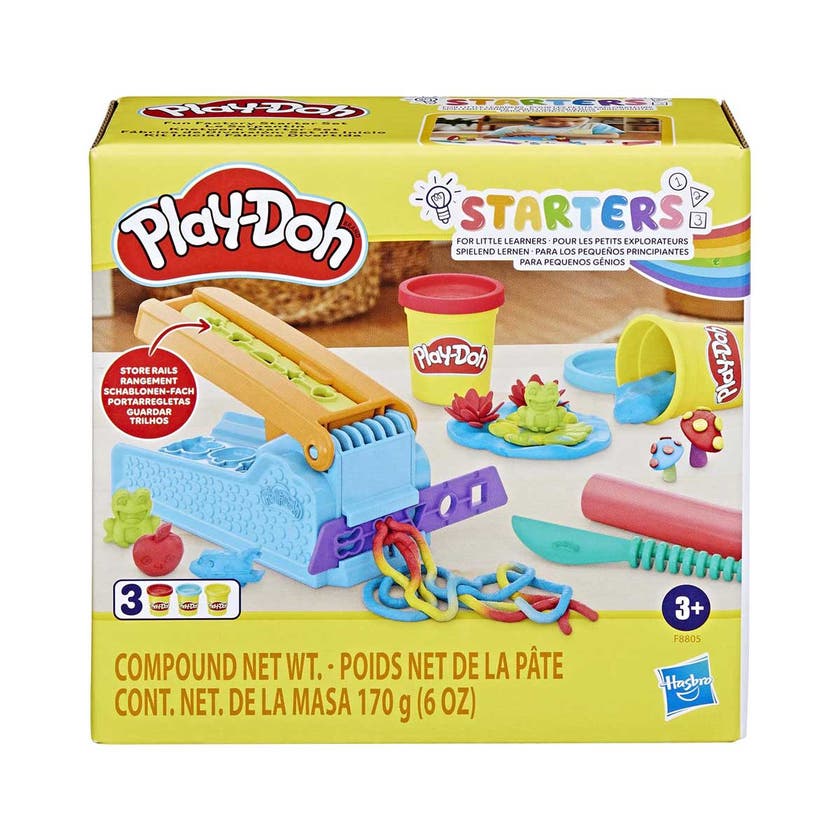 Play-Doh Fun Factory Starter Set med verktøy og 3 bokser leire