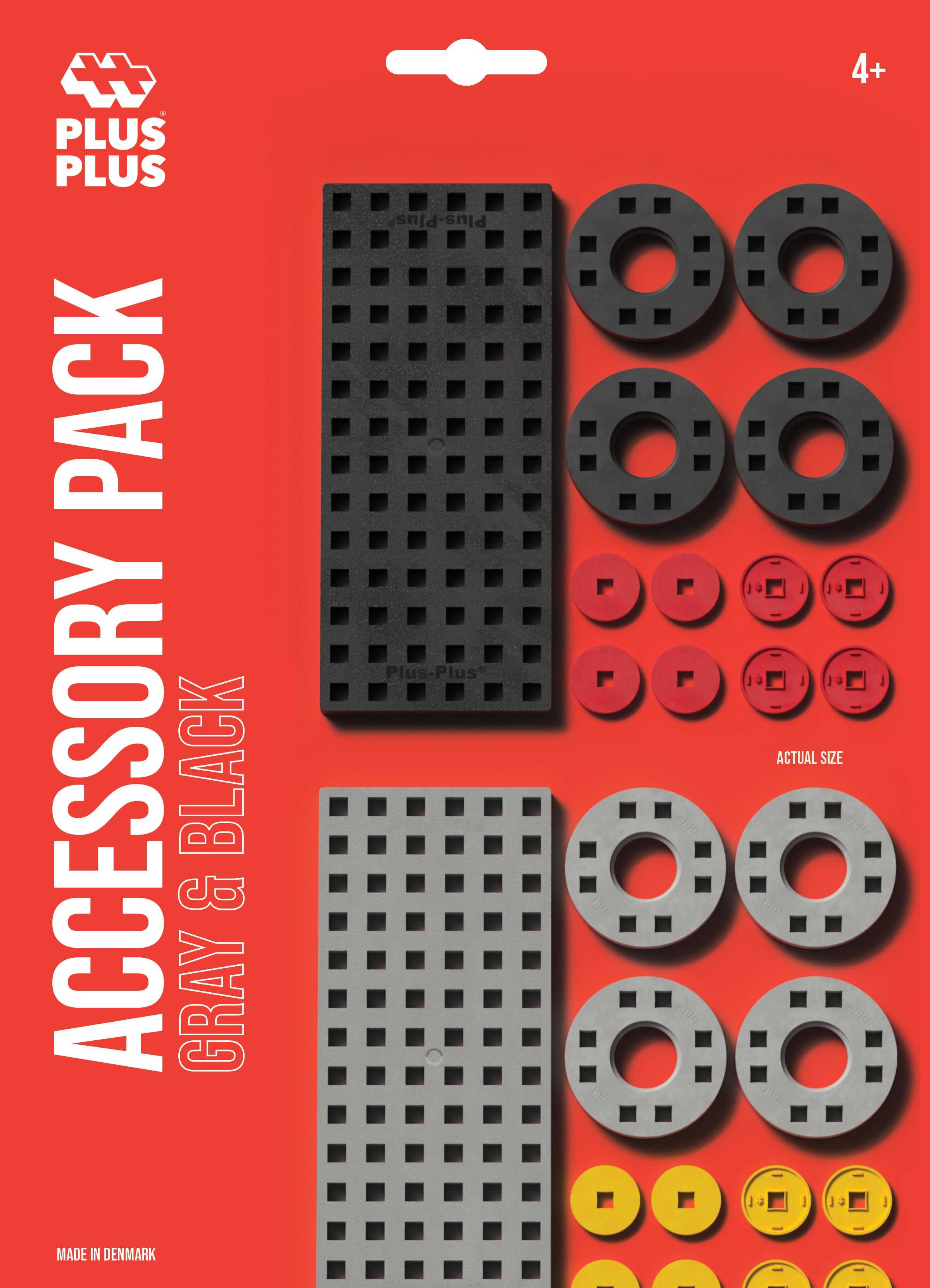 Plus-Plus - Accessory Pack / Gray & Black