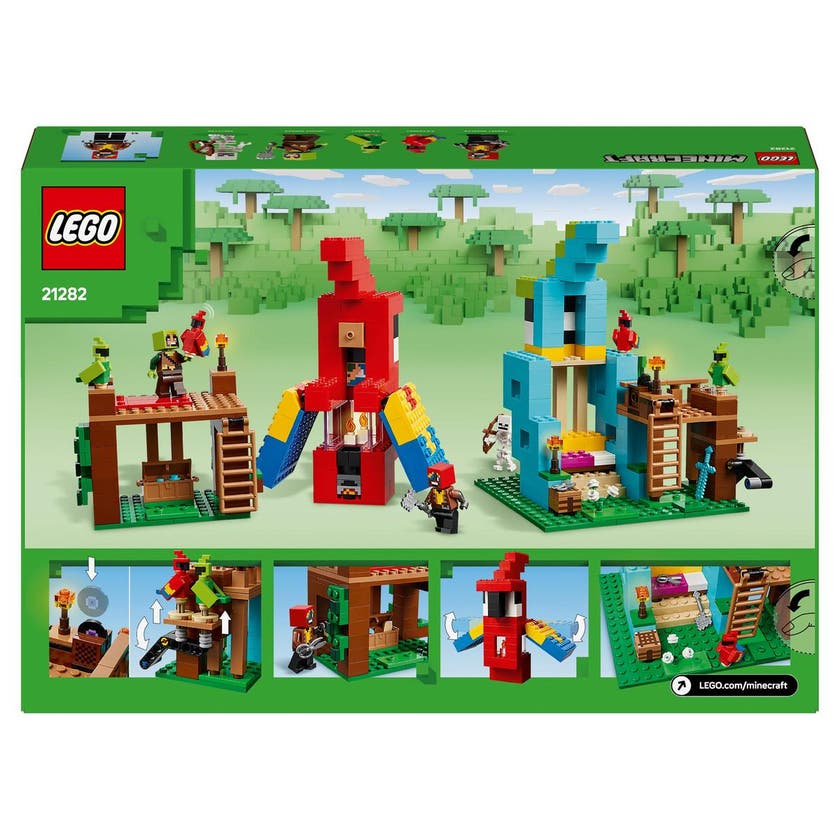 LEGO Minecraft 21282, Papegøyhusene