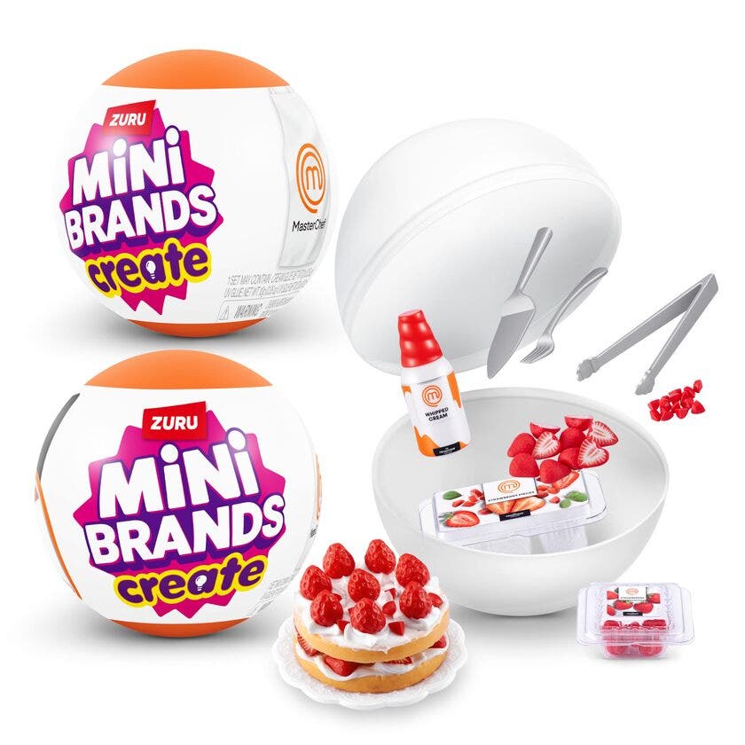 Mini Brands -  Masterchef S1, sidekick w/base W/O TV, 60 pcs
