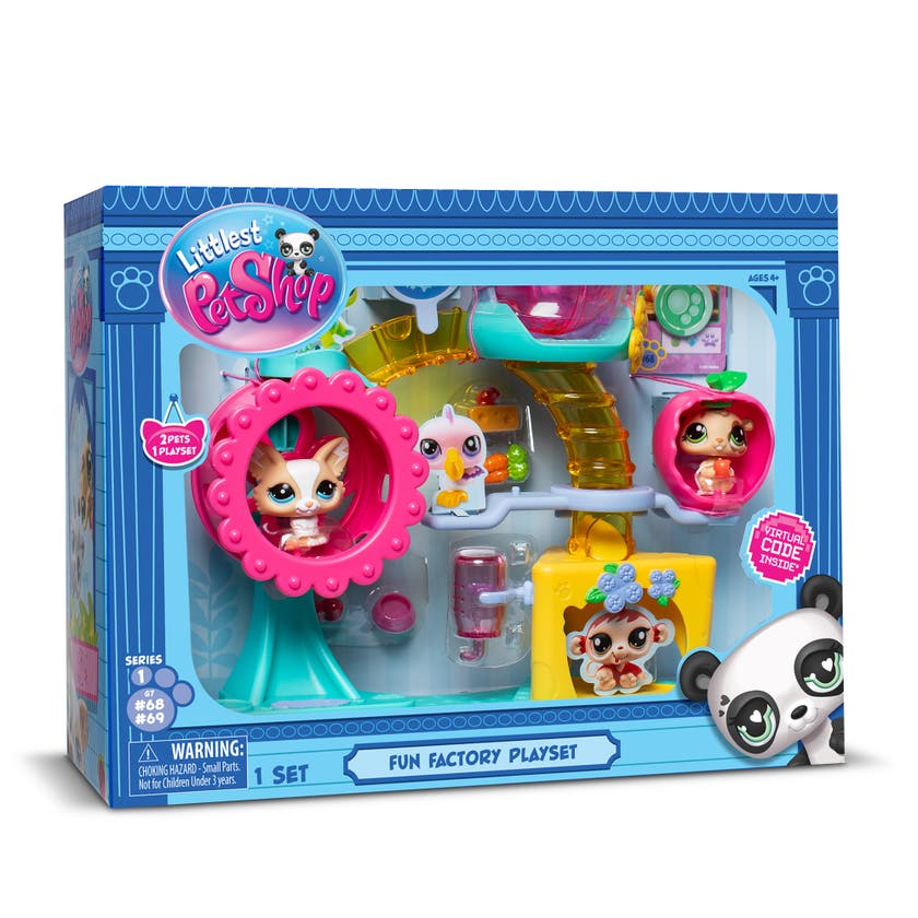 Littlest Petshop, Fun Factory Playground Lekesett