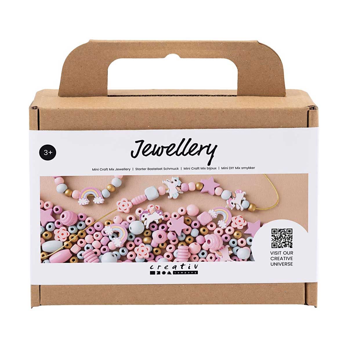Mini Diy Mix Smykker, Pastellfarger, 1 Pakke.