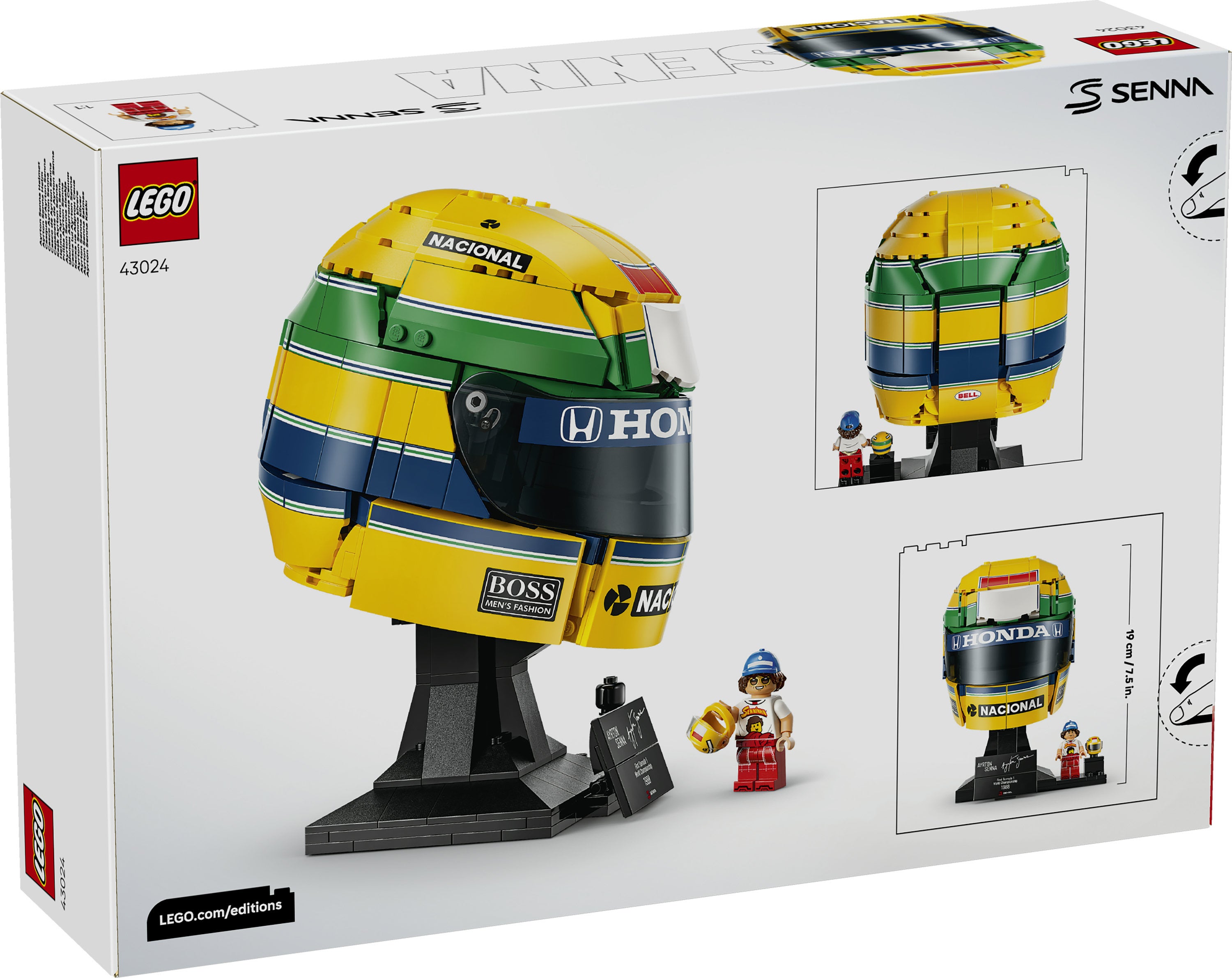 LEGO® Editions Ayrton Sennas hjelm 43024