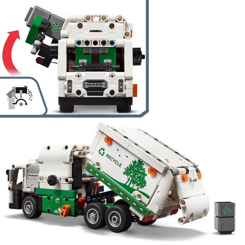LEGO Technic 42167, Mack® LR Elektrisk tømmebil