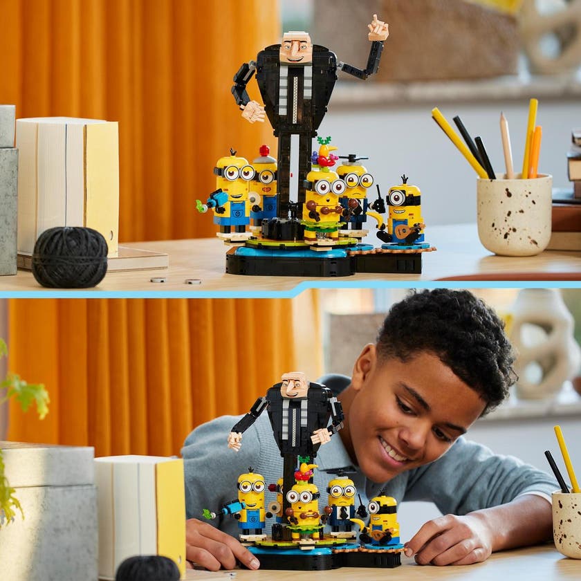 LEGO Despicable Me 75582, Bygget Gru med minions