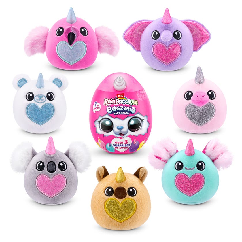 Rainbocorns - Baby Eggzania Plysj