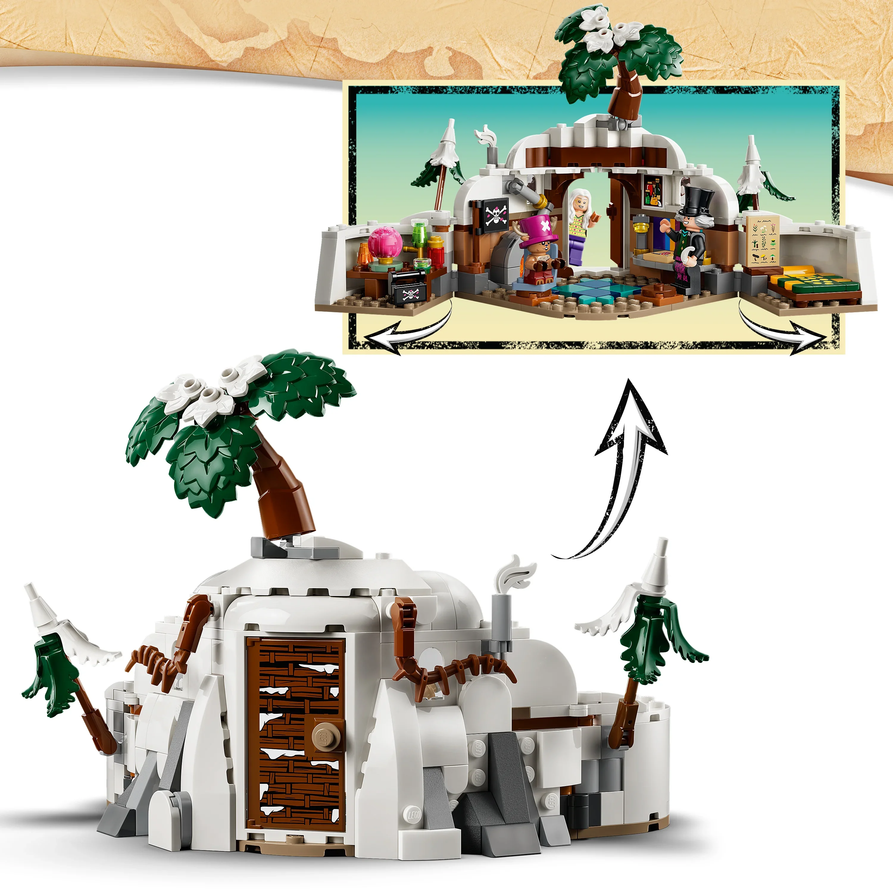 LEGO One Piece 75641, Dr Hiriluks gjemmested