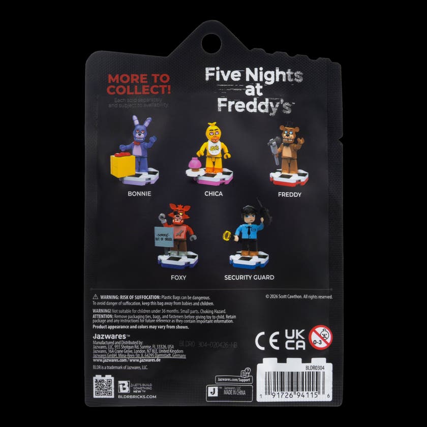 BLDR Five Nights at Freddy's Mystery-minifigur Konstruksjonsleke
