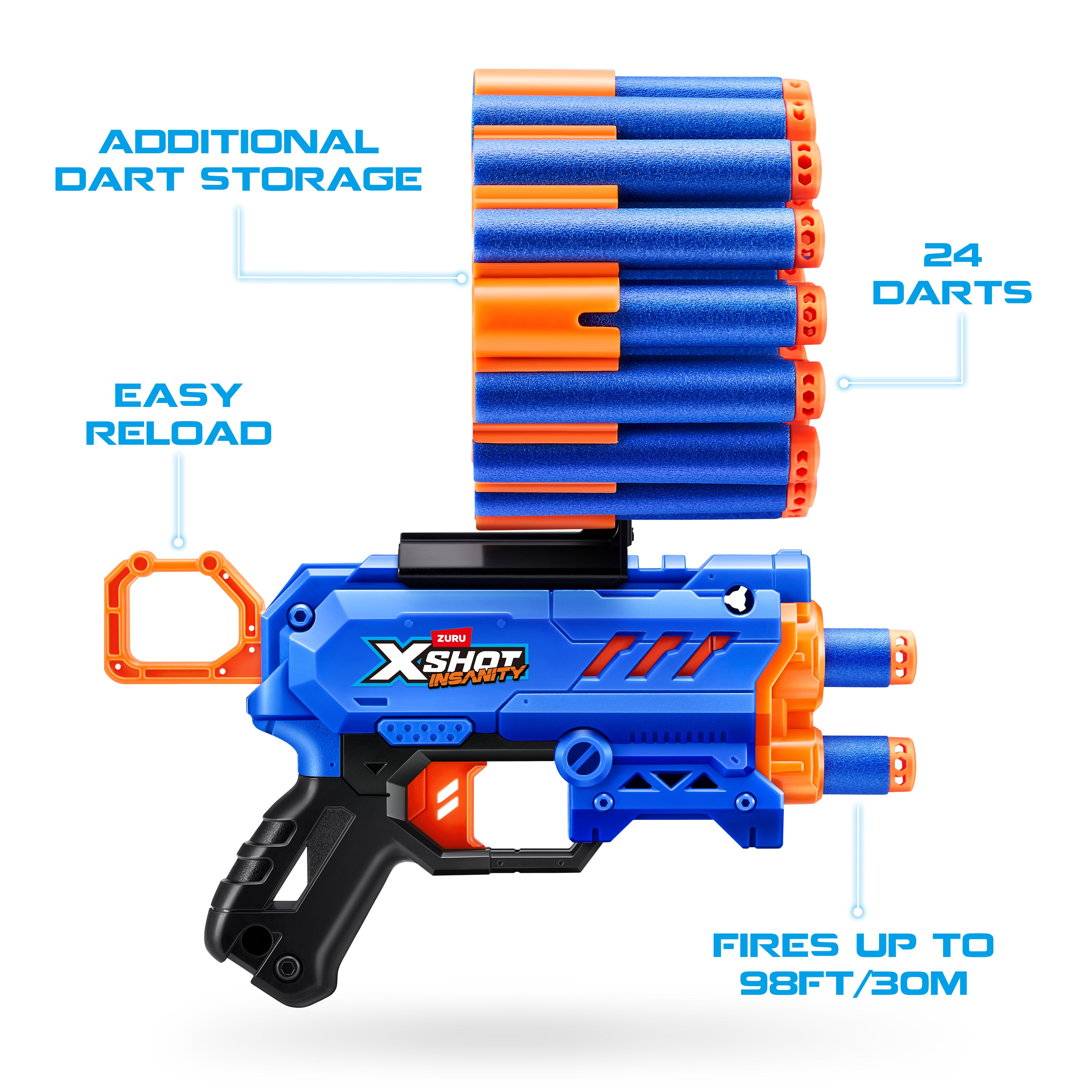 XSHOT Insanity Micro Blaster Skumpistol