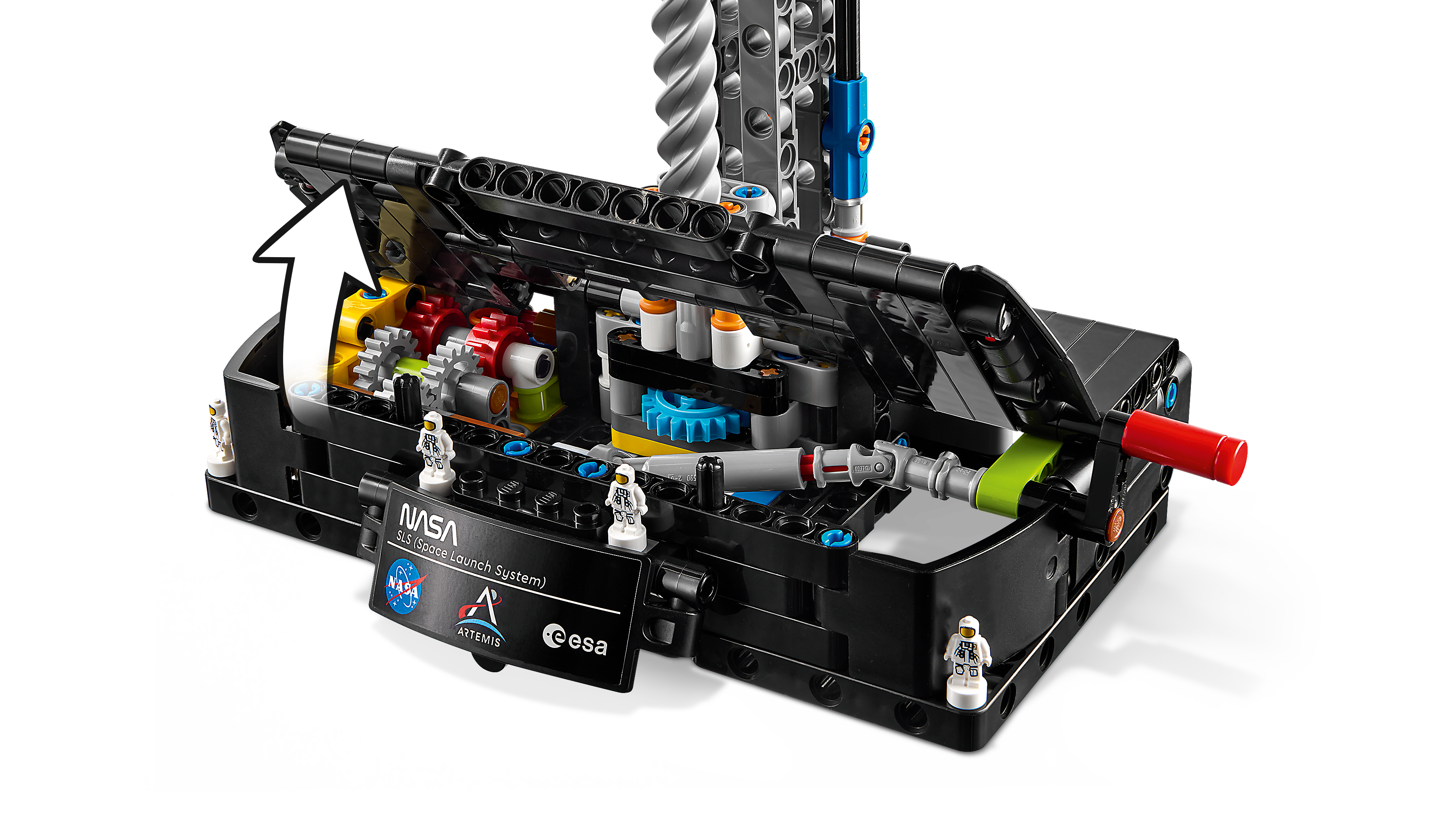  LEGO® Technic NASA Artemis SLS-rakett. Modellsett av rakett med boostere