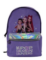 Kpop Demon Hunters lila ryggsekk