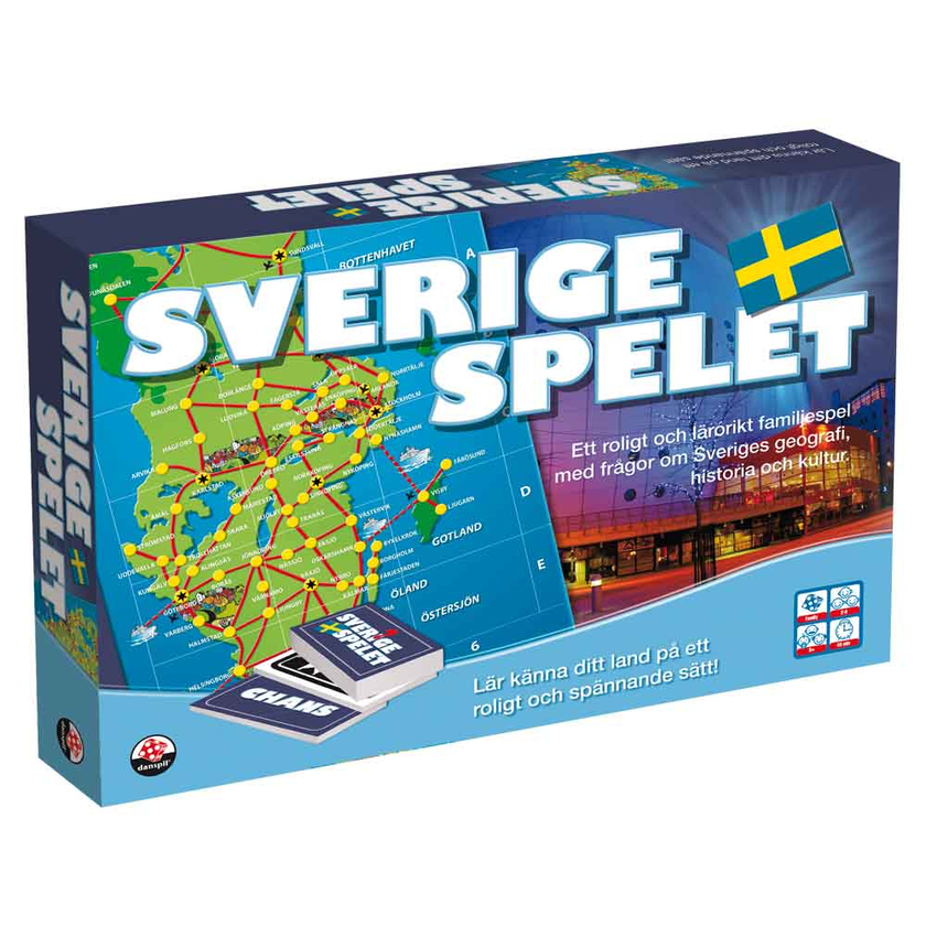 Sverige Spillet - Familiespill om Sveriges geografi